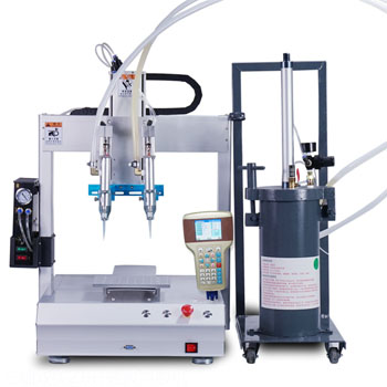 固科/Glueforce三軸雙頭壓力桶硅膠點膠機TZ-26GJ331S 固科/Glueforce三軸雙頭壓力桶硅膠點膠機TZ-26GJ331S