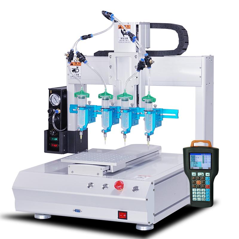 固科/Glueforce三軸四頭針筒式精密點(diǎn)膠機(jī)TZ-DJ331D-漢高達(dá)